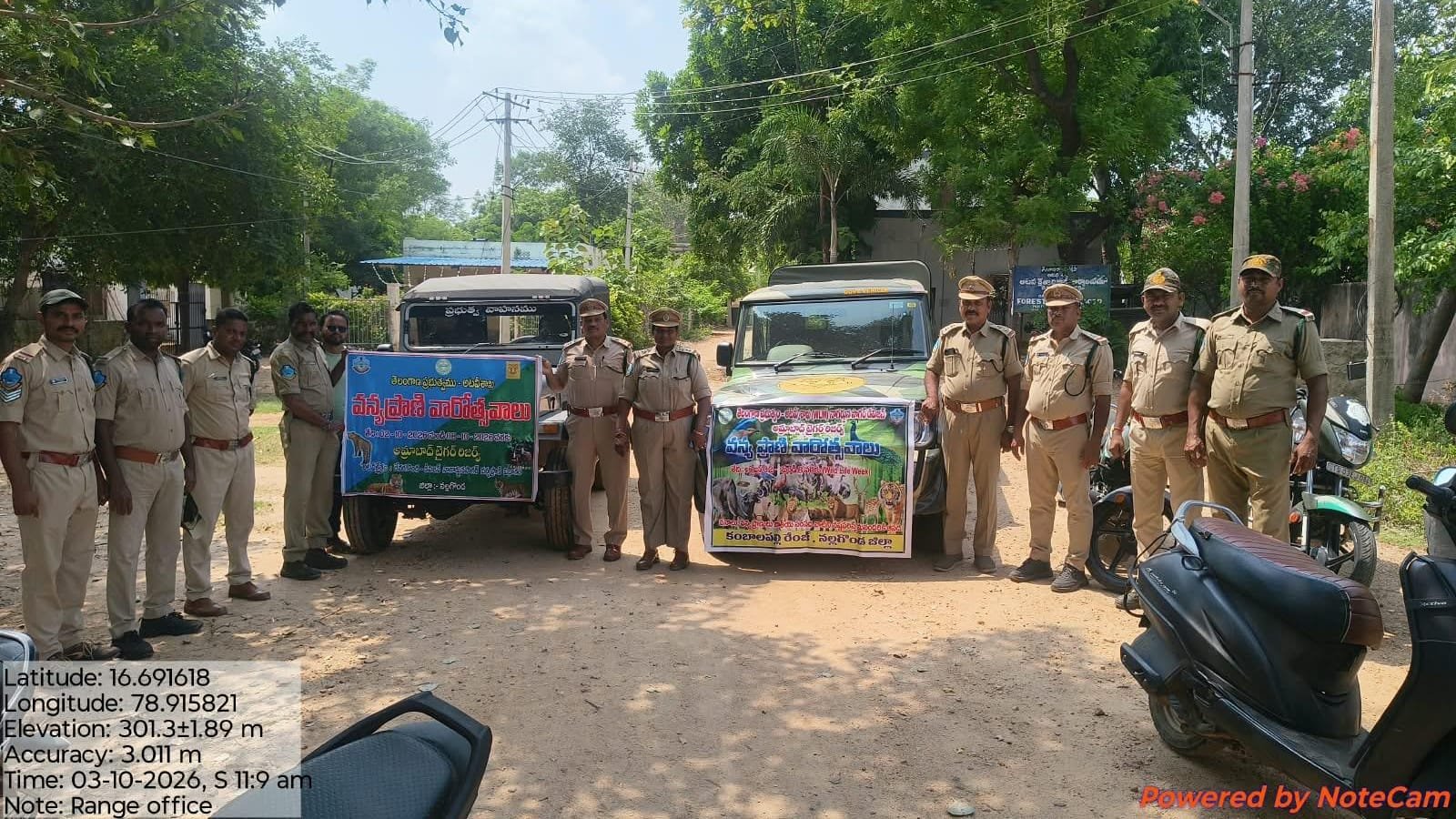 దేవరకొండ పట్టణంలో ఘనంగా వన్యప్రాణి వారోత్సవాల బైక్ ర్యాలీ